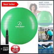 Anti-Burst Stability Ball - 55cm Yoga and Exercise Ball for Fitness & Therapy