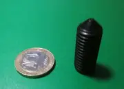 Steel Metric Set Screws, Cone Point, M12 x 1.75 x 30 mm Length, 10 Pieces