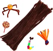 100 Pieces Pipe Cleaners Chenille Stem, Solid Color Pipe Cleaners Set for Pipe C