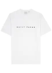 Daily Paper Alias Logo-embroidered Cotton T-shirt - White XL