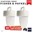 OEM 2-pack Lint Filter for Fisher&Paykel SmartDrive GW611 Toploader | FreePost