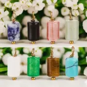 Elegant Sturdy Stainless Steel Jewelry Incorporating Natural Stone Features
