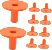 Kisangel 10pcs Cymbal Replacement Sleeves Durable Plastic Drum Accessories Lightweight and Easy to Install for Cymbals and Drum Kits Practical and Design