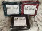 Damask 3x Stripe Supima Cotton King Size Flat Bed Sheet 550 Thread Count READ