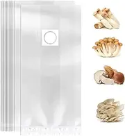 ALL IN RED BOX 50 Pack Mushroom Growing Bags Mushroom Spawn Bags Extra Thick 8 Mil Bags 15x13x50cm 0.2 Micron Filter Breathable Spawn Bags Stand Up Durable Bags Tear Resistant Strong