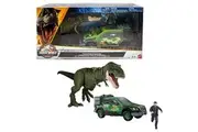 Jurassic World Legacy Collection Tyrannosaurus Rex Ambush Pack Toy Vehicle and Action Figure Set