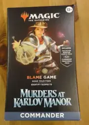 Magic the Gathering Murders at Karlov Manor Blame Game Commander Deck