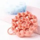 Silicone Shampoo Shower Hair Scalp Massager Brush Comb Exfoliate Dandruff Remove