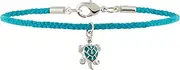 [Samyuktha] Tammy Turtle Charm Anklet|One Size, Adjustable, Metal, no gemstone