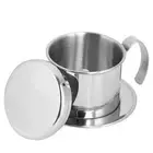 AA (Silver)Portable Stainless Steel Coffee Drip Filter Coffee Maker Pot For