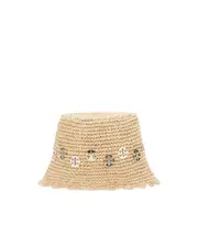 Paco Rabanne Disc-Link Detailed Bucket Hat 56,58 Nude