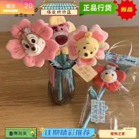 在飛比找蝦皮購物優惠-台灣熱銷 帶包裝 維尼熊毛絨玩具草莓熊公仔吊飾花朵系列唐老鴨