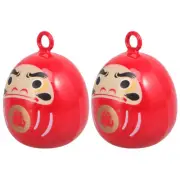 2 Pcs Tree of Life Ornament Garden Wall Art Bodhidharma Bell
