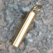 Solid Brass Self-defense Mini Waterproof Storage Container Box Tool Pill EDC