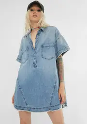 [Free People] Elliot Denim Tunic