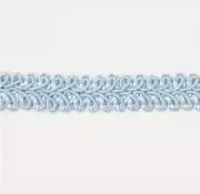 E1901 ~ LT. BLUE GIMP UPHOLSTERY CRAFT TRIM 1/2"
