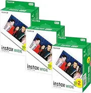Fujifilm 16385995 X 3 Instax Wide Picture Format Film Pack for 210 300 x 60 Prints - (> CONSUMABLES)