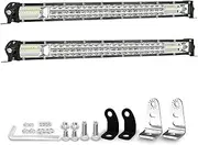 20 Inch Slim LED Light Bar for Truck ATV UTV RV, 12V 24V Tractor LED Work Lights Lawn Mower Golf Cart Off Road Driving Auxiliary Fog Lights 120W 10000lm