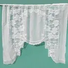 Kitchen Cafe Curtain Lace Valance Window Sheer Net Voile Short Panel Home Decor