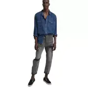 One Teaspoon Mens Phantome Mr. Golds Relaxed Tapered Distressed Jeans Sz 30 NEW