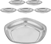 HOMOBABE 6pcs Watercolor Paint Palette Mixing Tray Model Painting Tools for Artists Professional Painting Accessories Alloy Material Easy Mixing Realism Enhancement