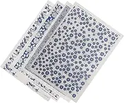 jojofuny 4Sheets Beautiful Pottery Decals Cuttable Underglaze Transfer Paper for DIY Ceramics Easy to Use Household Decor Non Tear Design for Pottery Art