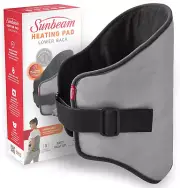 Sunbeam Electric Heating Pad for Lower Back | Adjustable Fit, 5 Heat Settings to