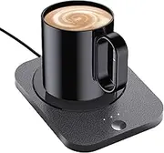 Coffee Mug Warmer with Cup, Coffee Warmer & Cup Warmer for Desk with 3 Temperature Settings, More Hot Coffee Mug Warmer with 8H Auto Shut Off for Keep Best Flavor for Cocoa, Tea, Water, Milk