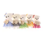 10PCS Bear Bouquet Small Teddy Bear Couple Bear Gift Wedding Birthday Present CR
