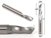 1/4" Diameter O Flute Upcut Endmill CNC Router Bit 1/4" Shank - Yonico 31013-SC