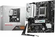 MSI B650M Gaming WiFi Motherboard, mATX - Supports AMD Ryzen 7000 Series Processors, AM5 - DDR5 Memory Boost 7800+ MHz/OC, PCIe 4.0 x16, M.2 Gen4