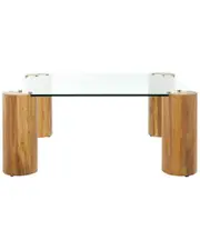 Safavieh Couture Robbie Square Glass Coffee Table