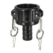 IBC Tote Adapter 2" Cam Lock to 32mm Barb Fitting, 275-330 Gallon Drain Adapter