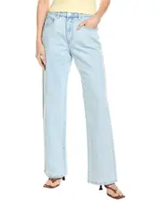 WeWoreWhat Baggy Mid-Rise Straight Jean
