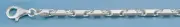 Heshe 14 Italian Chain Bracelet Solid Sterling Silver 925 Guage 3.4 mm Length 9"
