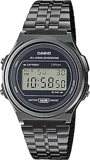 [Casio] A171WEGG-1A Unisex Metal Digital Watch with Metal Band
