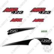 Fits Avant 423 Decal Kit Mini Loader - 7 YEAR OUTDOOR 3M VINYL!