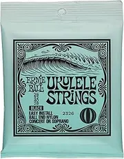 Ernie Ball Concert/Soprano Black Nylon Ball End Ukulele Strings