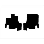 2pc Front Custom Fit Carpet Floor Mats For 2012-2017 Nissan Quest (for: Nissan)