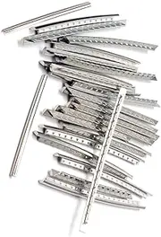 Levemolo Metal Guitar Fret Wire 24 Fret Wire Set 2.9mm for Bass Guitar Fingerboard Replacement