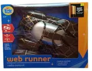 NEW NIB Kids Stuff Web Runner Black Radio Remote Control Car 27 Mhz Dual Motors