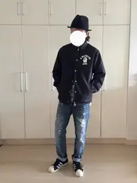 在飛比找Yahoo!奇摩拍賣優惠-現貨熱銷-BAPE COLLEGE JACKET 字母猿人頭