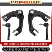 4x Front Control Arm w/ Ball Joint Tie Rod End for Chrysler Cirrus Sebring Dodge (for: Chrysler)