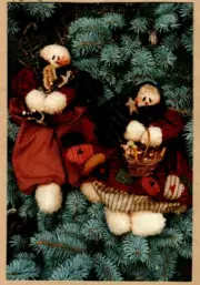Willie and Millie Mittens Snowman Couple Stuffed Doll Pattern Primitive Folk Art