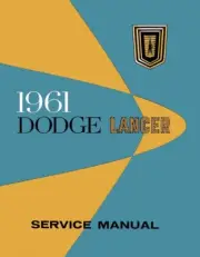 1961 Dodge Lancer Shop Service Repair Manual Book Engine Drivetrain Electrical