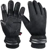 [FSCLJ] Touch Screen Ski Gloves for Men and Women, Waterproof Winter Thermal Gloves, Anti Slip Warm Gloves for Cycling/Hiking Outdoor Sports