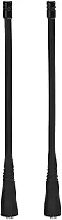 [Bingfu] UHF 400-460 MHz Whip Antenna 2 Pack for Motorola CP200d CT250 CP150 CP200 CP200XLS PR400 HT750 HT1250 EX500 EX600 EX600XLS GP380 Radios Walkie Talkie Portable Radio