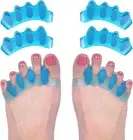 ROOCKE 4 Pcs Gel Toe Spacers for Women,Correct Hammer Toe Bunion Corrector for M