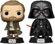Funko PoP! Star Wars - OBI Wan Kenobi OBI Wan Darth Vader Vinyl Figure 2 Pack, 3.75-inch Height