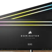 Corsair DOMINATOR® TITANIUM RGB 32GB (2x16GB) DDR5 DRAM 7200MT/s CL34 Intel XMP Memory Kit — White
